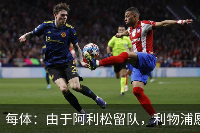 每体：由于阿利松留队，利物浦愿外租马马尔达什维利